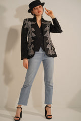 Agnes Beaded Jacket (Black)