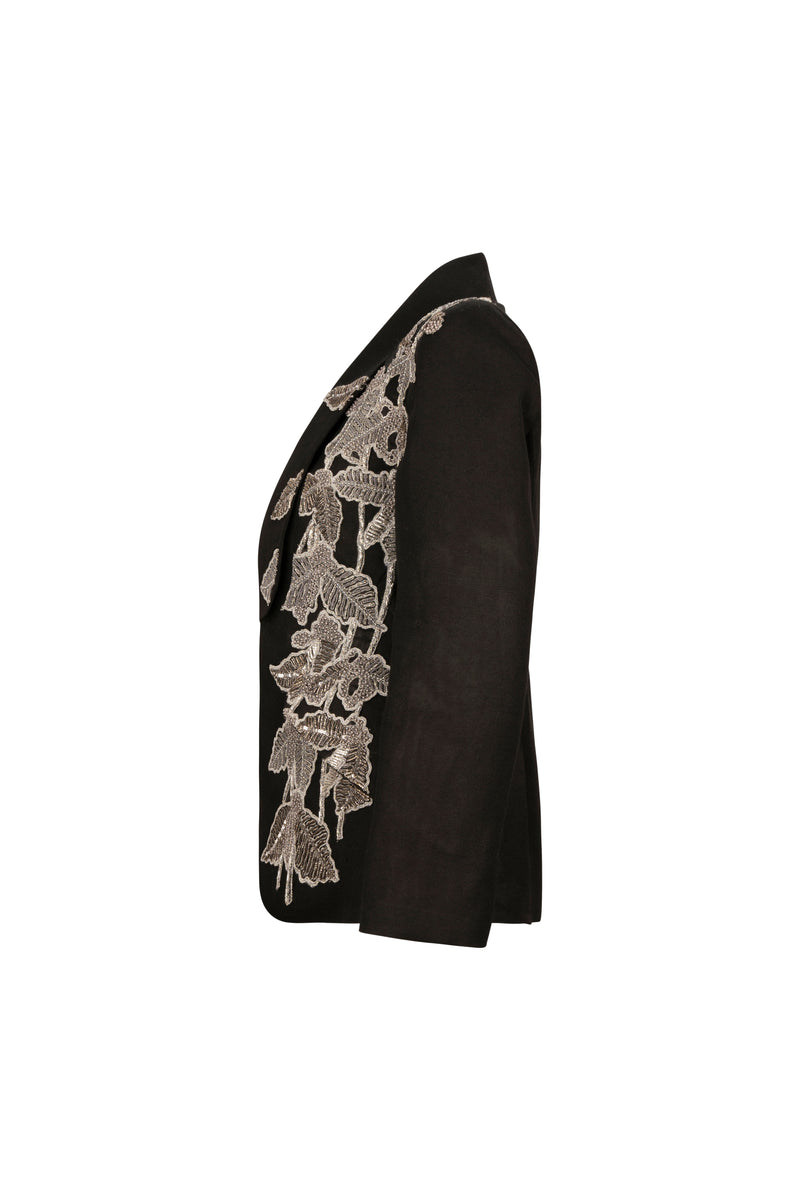 Agnes Beaded Jacket (Black)
