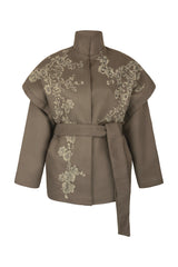 Ash Bloom Belted Jacket