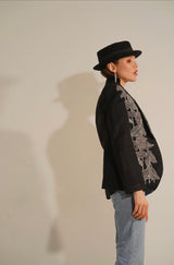 Agnes Beaded Jacket (Black)