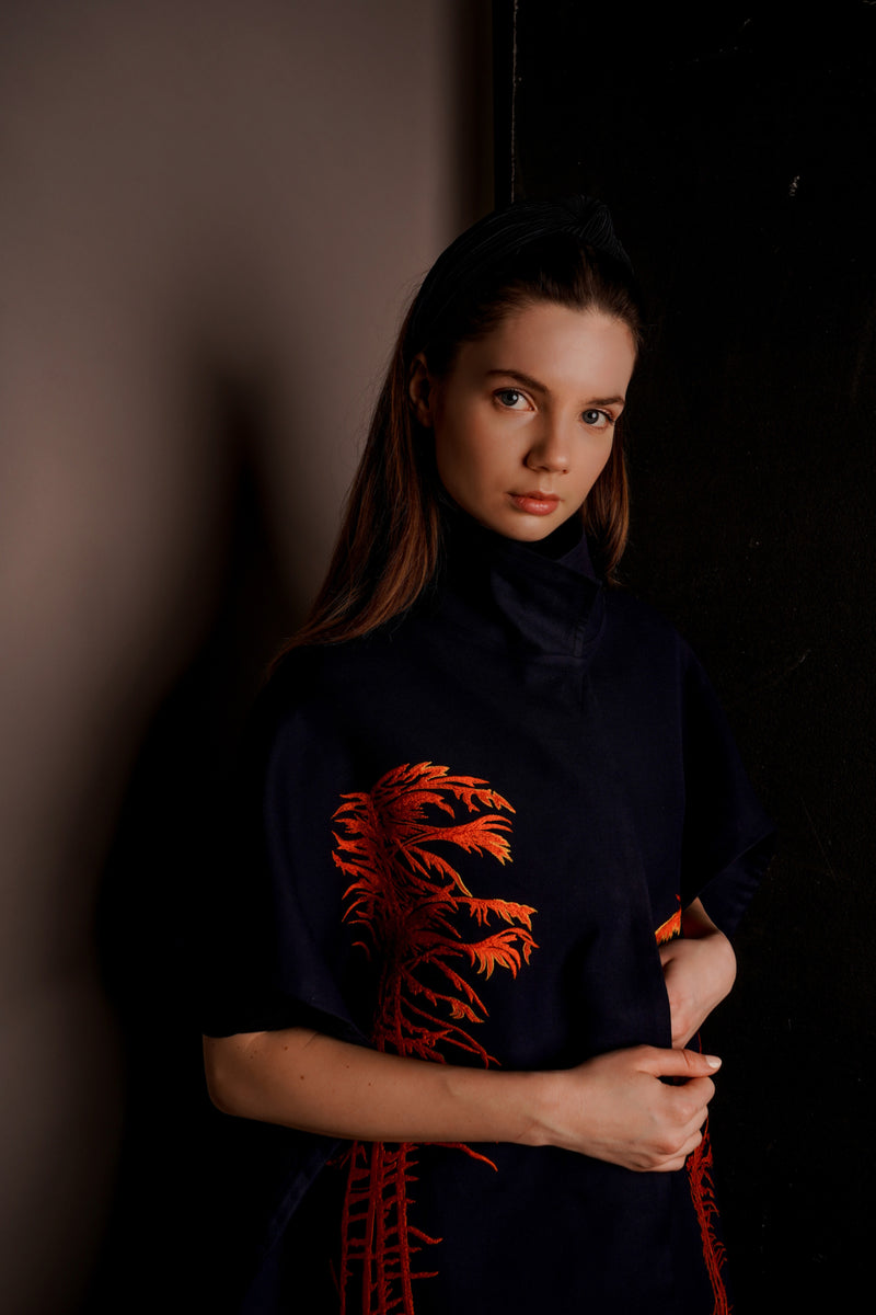 Bia Orange Poncho