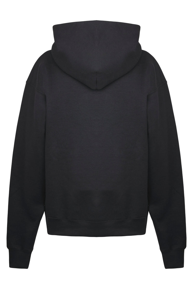 Black Epaulet Hoodie