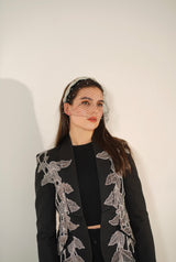 Agnes Beaded Jacket (Black)