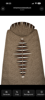 Aria in Tweed Cape