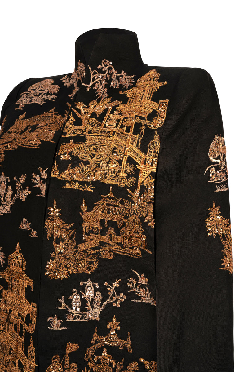Colette in Shanghai Cape (Black)