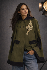 Fern Khaki Cape