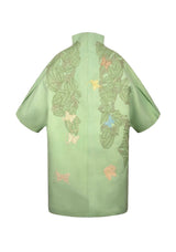 Alain in Mint Blouson  Coat