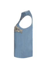 Eclat Denim Gilet