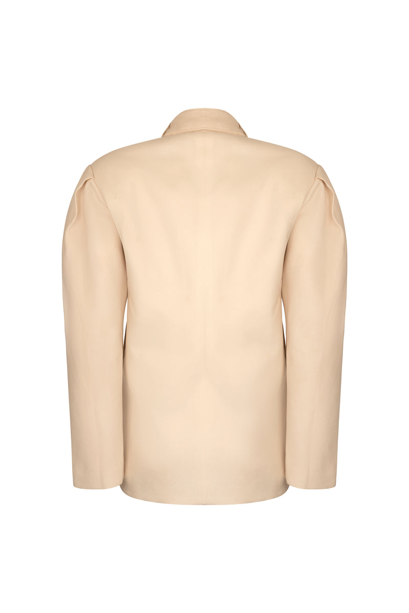 Leigh in Silver Light Jacket