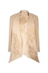 Leigh in Silver Light Jacket