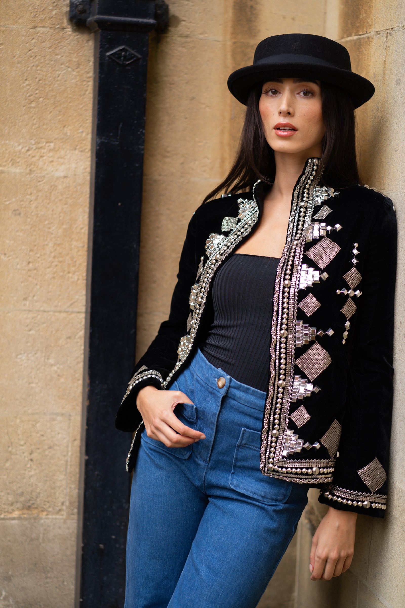 Elena Velvet Jacket – Nadya Shah