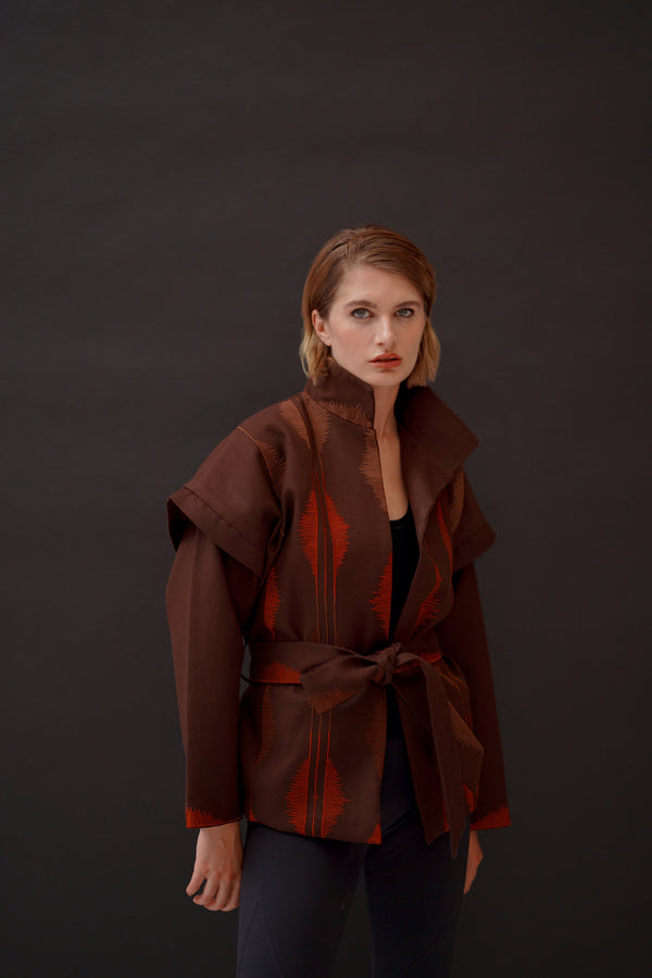 Ember line Belted Jacket
