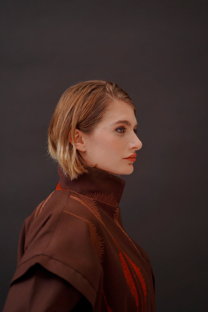 Ember line Belted Jacket