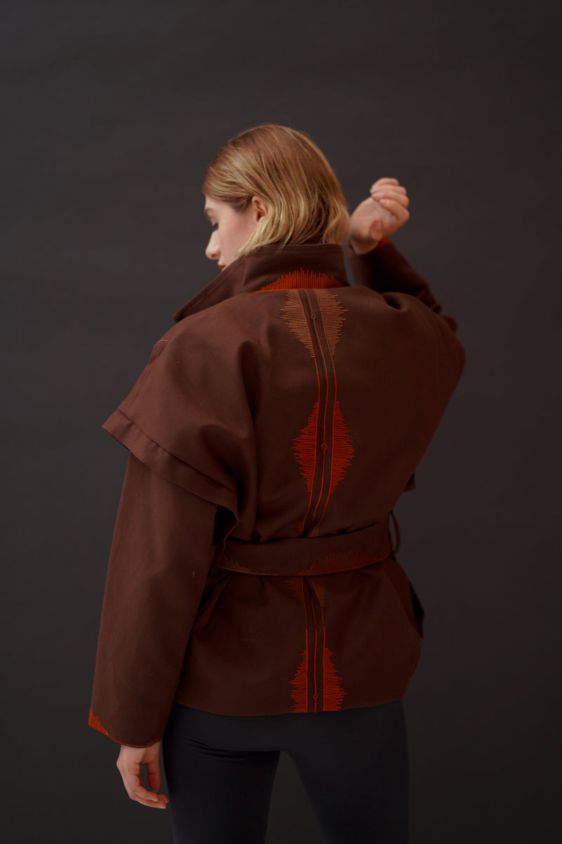 Ember line Belted Jacket
