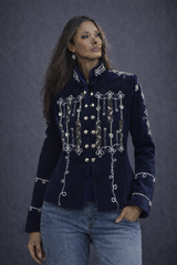 Kian Velvet Admiral Jacket