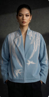 Skyelar Denim Blouson