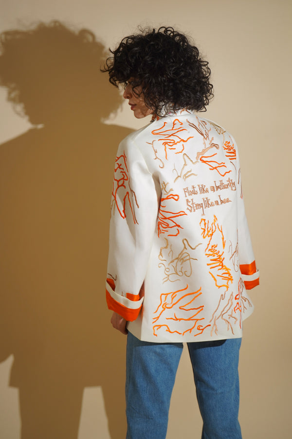 Flab Cargo Jacket (Clementine Swirl)