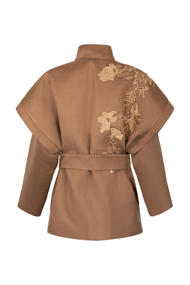Fleur Cinch Belted jacket