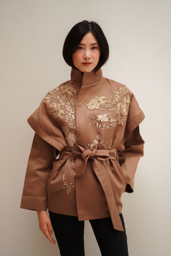 Fleur Cinch Belted jacket