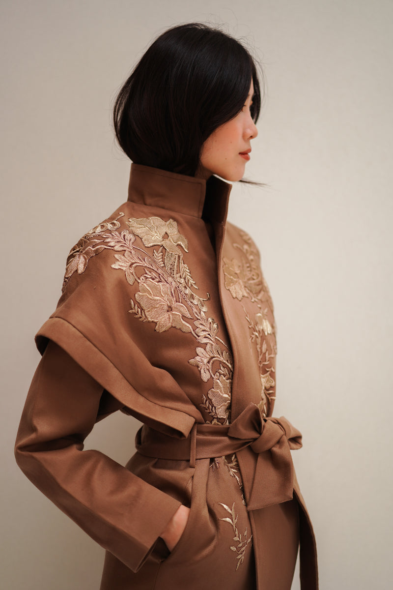 Fleur Cinch Belted jacket
