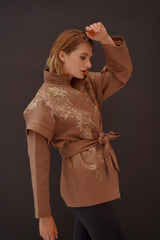 Fleur Cinch Belted jacket