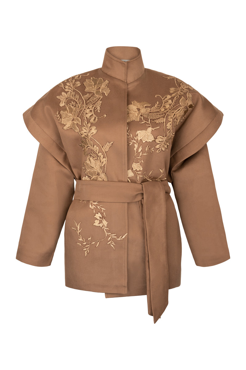 Fleur Cinch Belted jacket