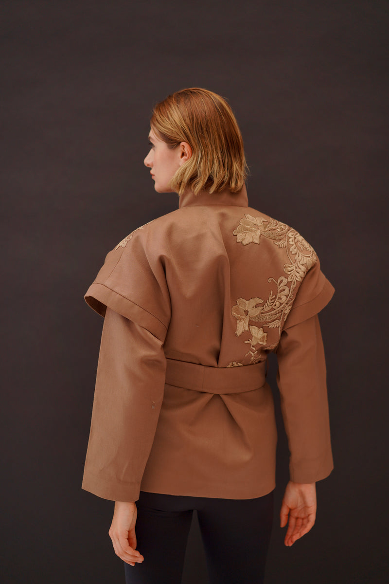 Fleur Cinch Belted jacket