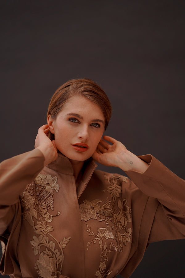 Fleur Cinch Belted jacket