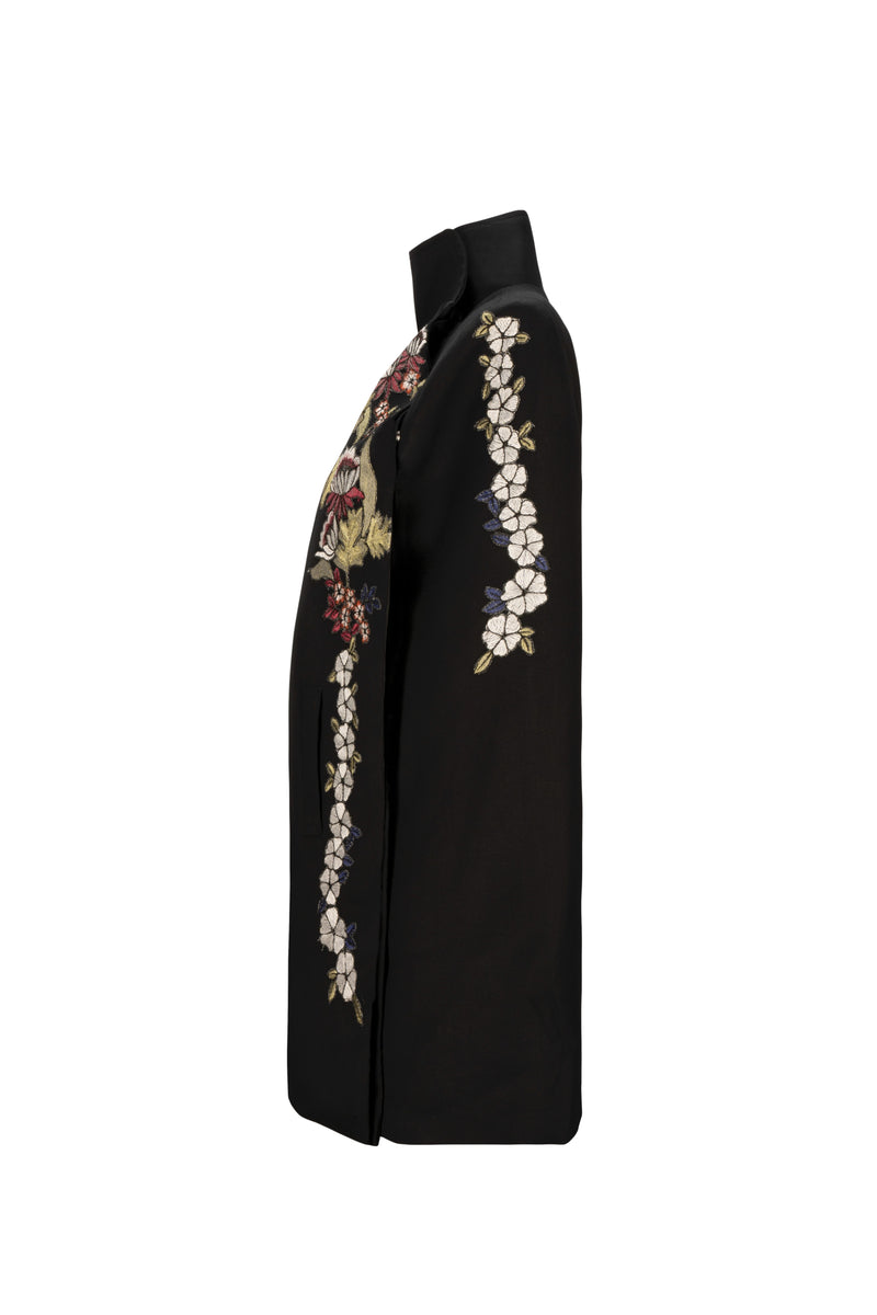 Gaia Wisteria Cape (Black)