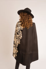Hanane Black Cape