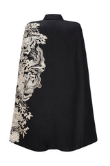 Hanane Black Cape