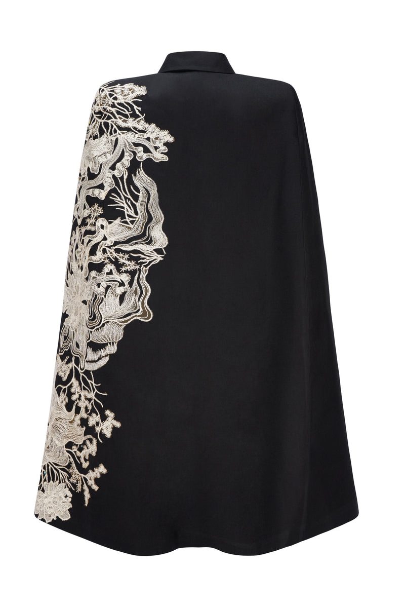 Hanane Black Cape