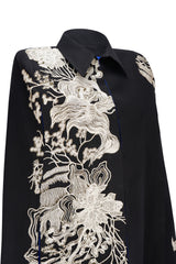 Hanane Black Cape