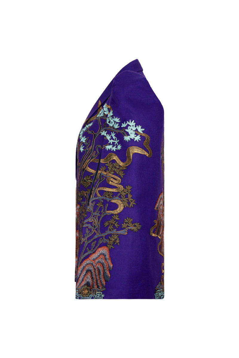 Holly in Purple Haze Cape