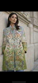 Jardin De ‘Eden Coat (Mint)