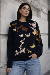 Papillon De Jardin  Navy