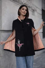 Edie in Ballet Cape( Black)