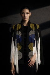 Zina Fringed Cape