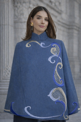 Olympia Denim Cape