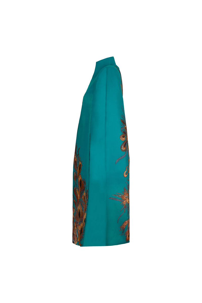 Jackie in Electric Blue Cape