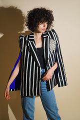 Jacqueline in Stripes Cape