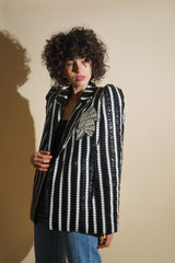 Jacqueline in Stripes Cape