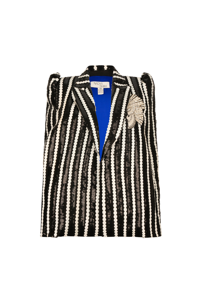 Jacqueline in Stripes Cape