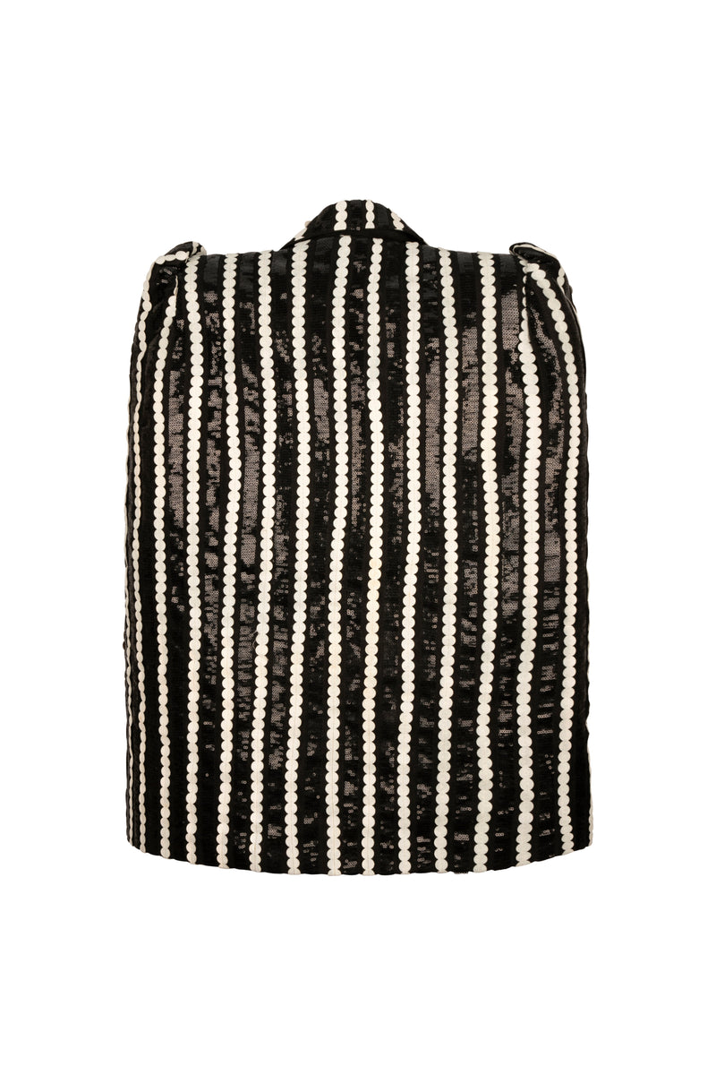 Jacqueline in Stripes Cape