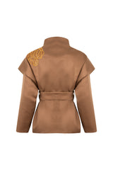 Jules Ecru Belted Jacket
