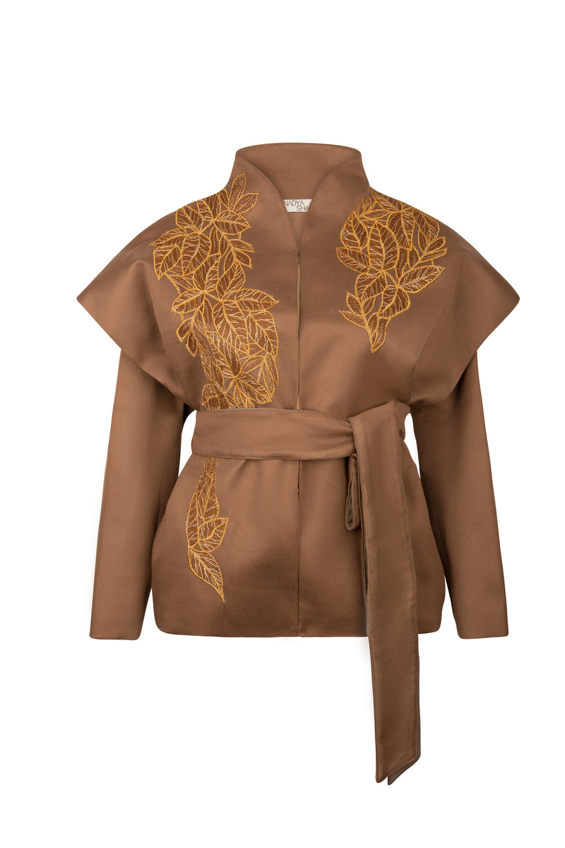 Jules Ecru Belted Jacket
