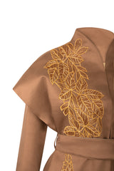 Jules Ecru Belted Jacket
