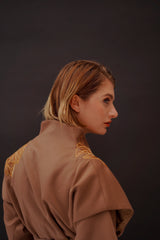 Jules Ecru Belted Jacket