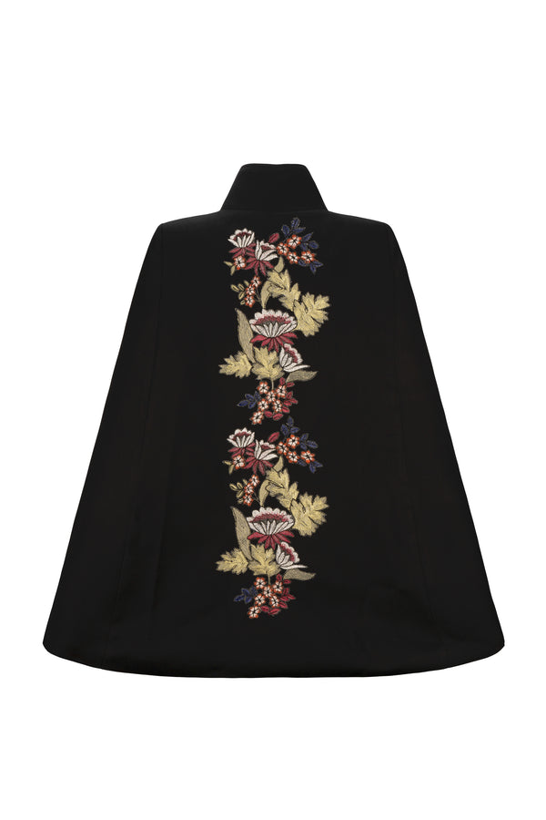 Gaia Wisteria Cape (Black)