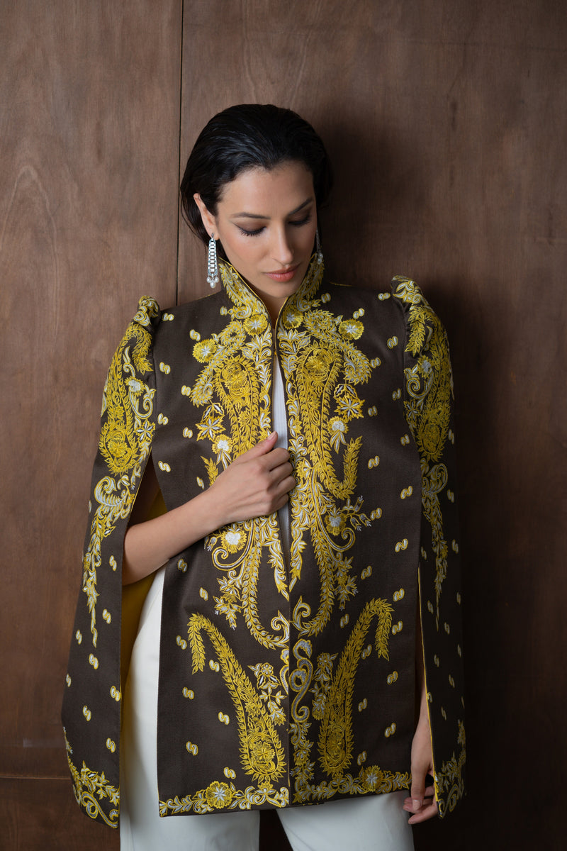 Olive Bandana Cape